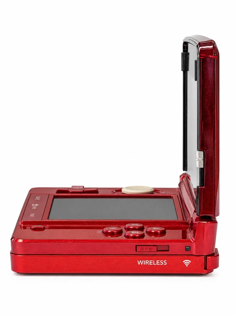 Nintendo 3DS Handheld Game Console CTR-001 Red-Charger, Stylus, 2GB Card, Game